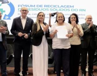 Governadora sanciona lei que determina a Política Estadual de Incentivo à Reciclagem