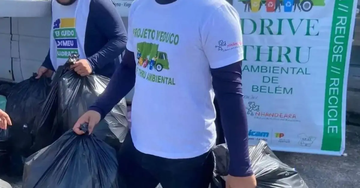 15º Drive Thru Ambiental em Belém promove a conscientização e reciclagem de resíduos