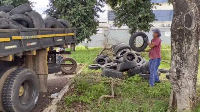 GDF Presente recolhe 300 pneus no SAAN para combater o Aedes aegypti