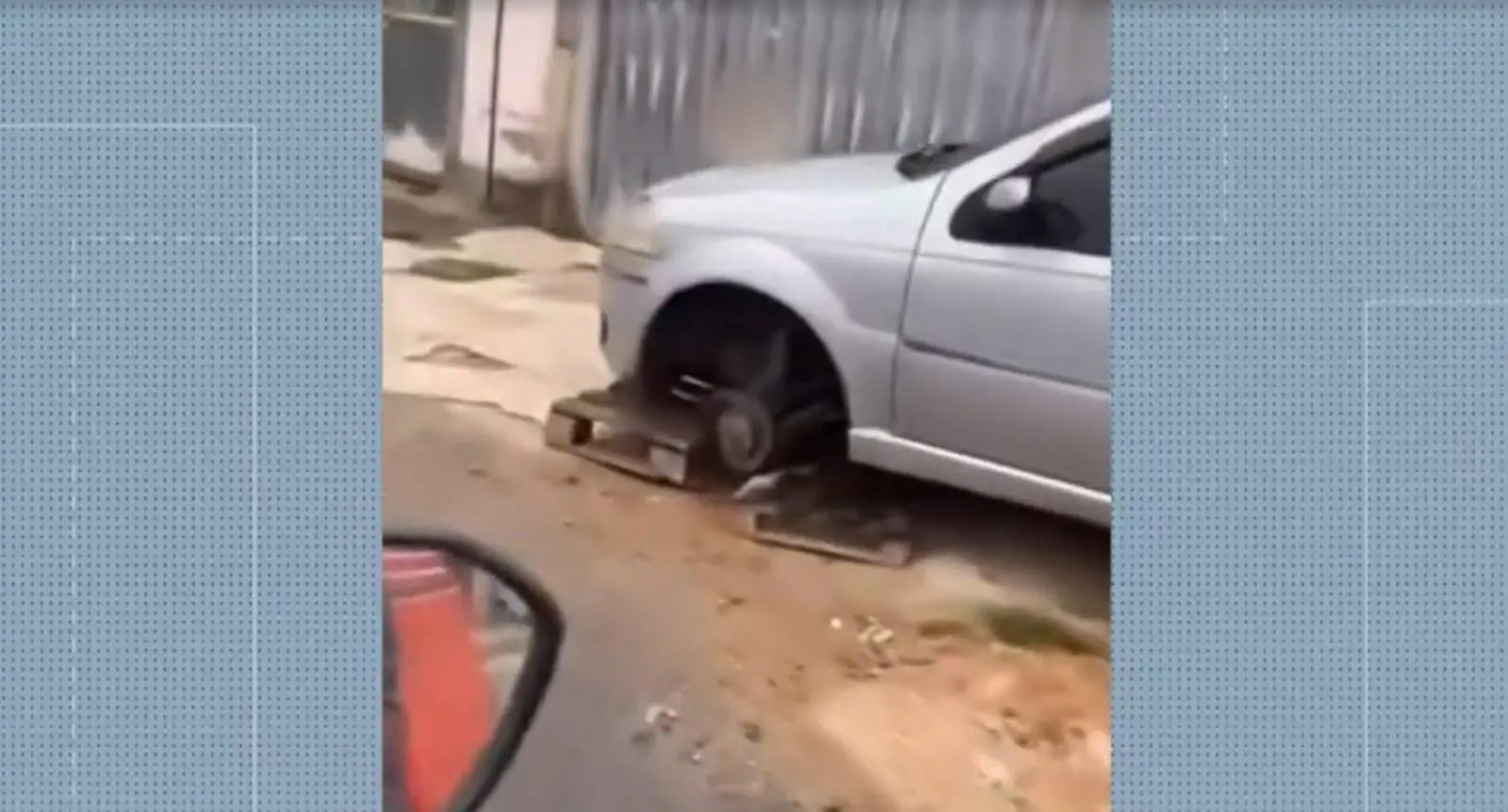 "Arrastão do pneu’: carros amanhecem sem rodas na Baixada Fluminense