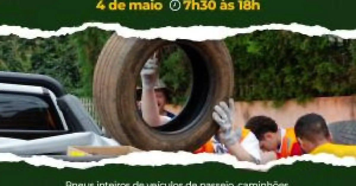 Ação de recebimento de pneus será nesta quinta-feira (4), em Concórdia