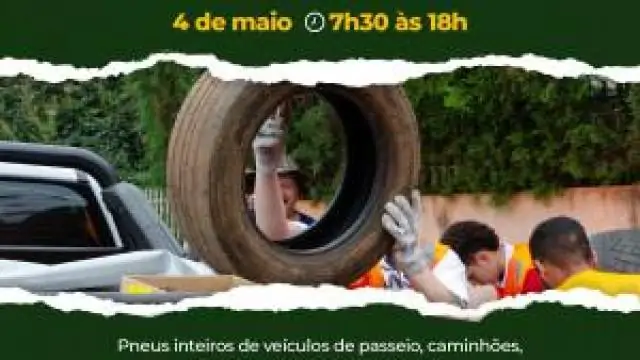 Ação de recebimento de pneus será nesta quinta-feira (4), em Concórdia