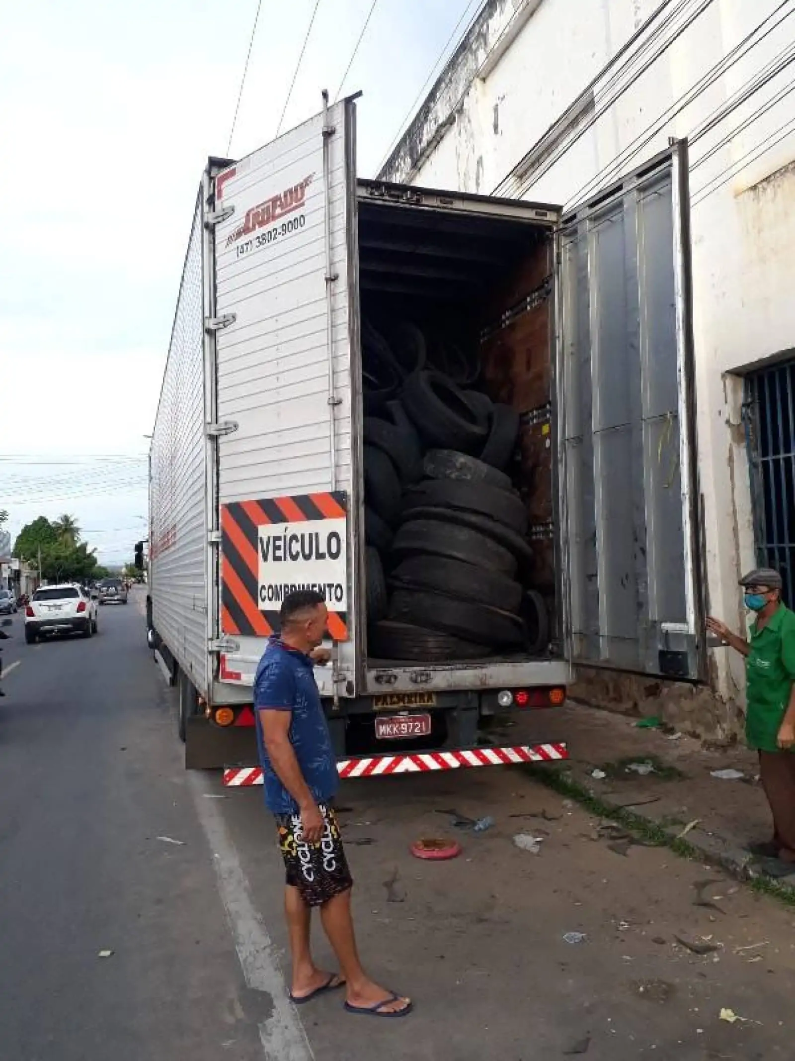 Amaju destina 60 toneladas de pneus para reciclagem
