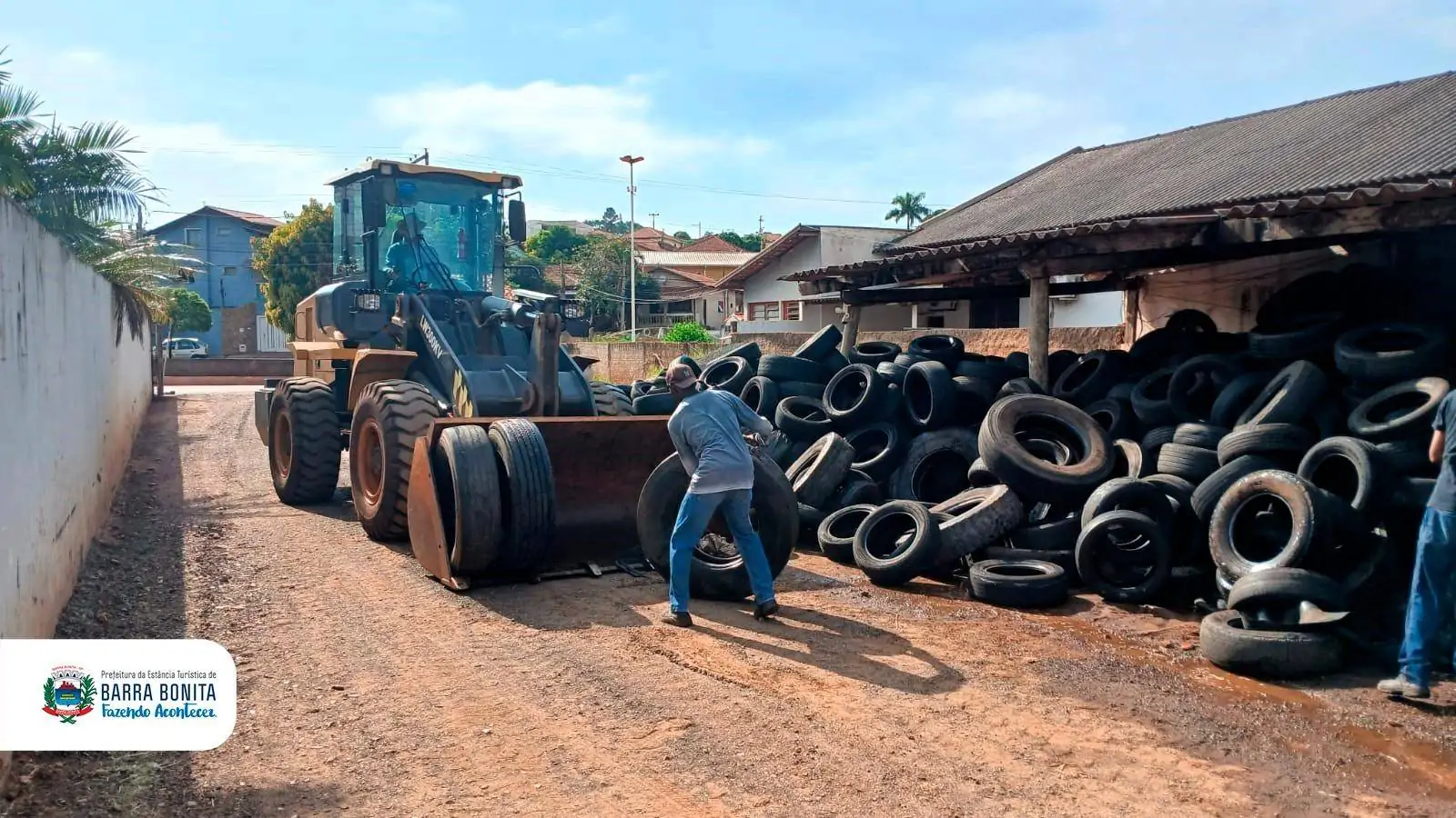 BARRA BONITA CUIDA DO MEIO AMBIENTE: 8 MIL PNEUS RECICLADOS SOMENTE NESTE ANO