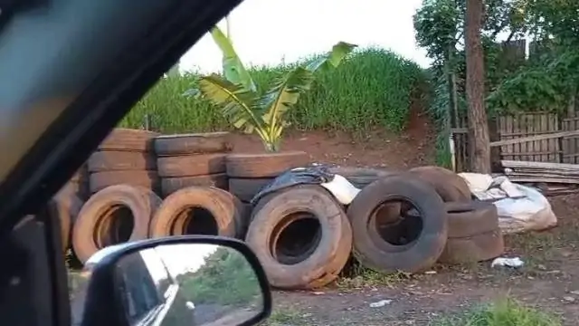 Borracharia é interditada após reincidência de descarte irregular de pneus