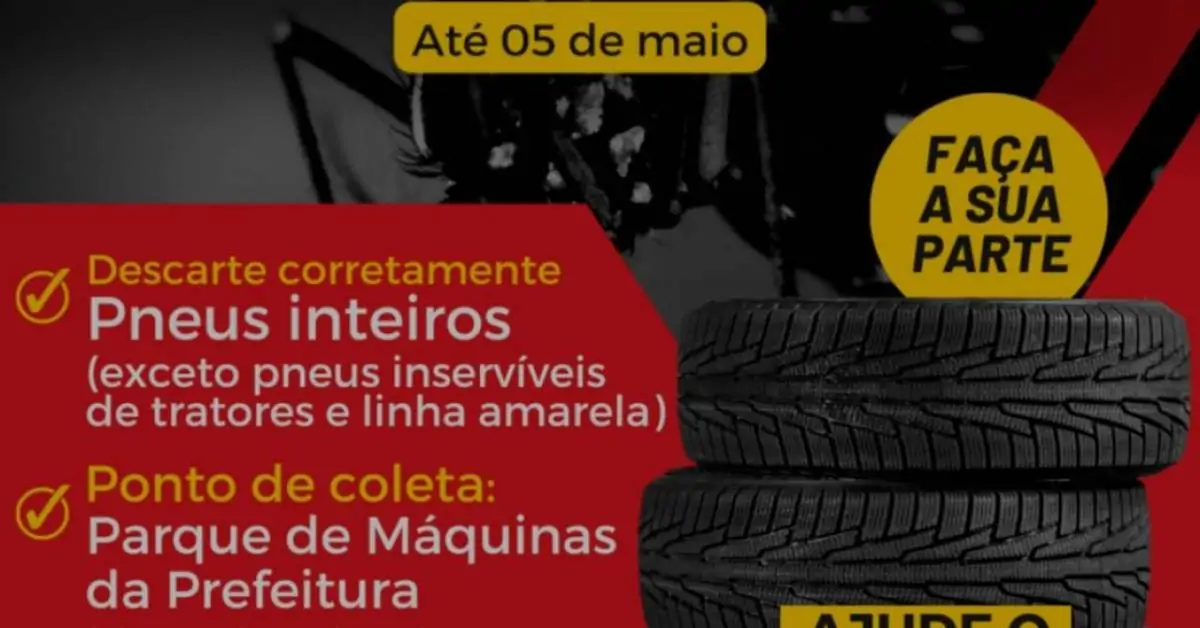Descanso adere a campanha de recolhimento de pneus