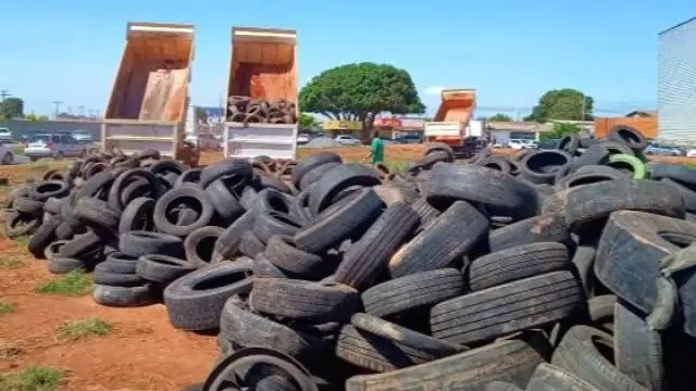 Em dois meses, 56 toneladas de pneus inservíveis são recolhidas das ruas de Goiânia