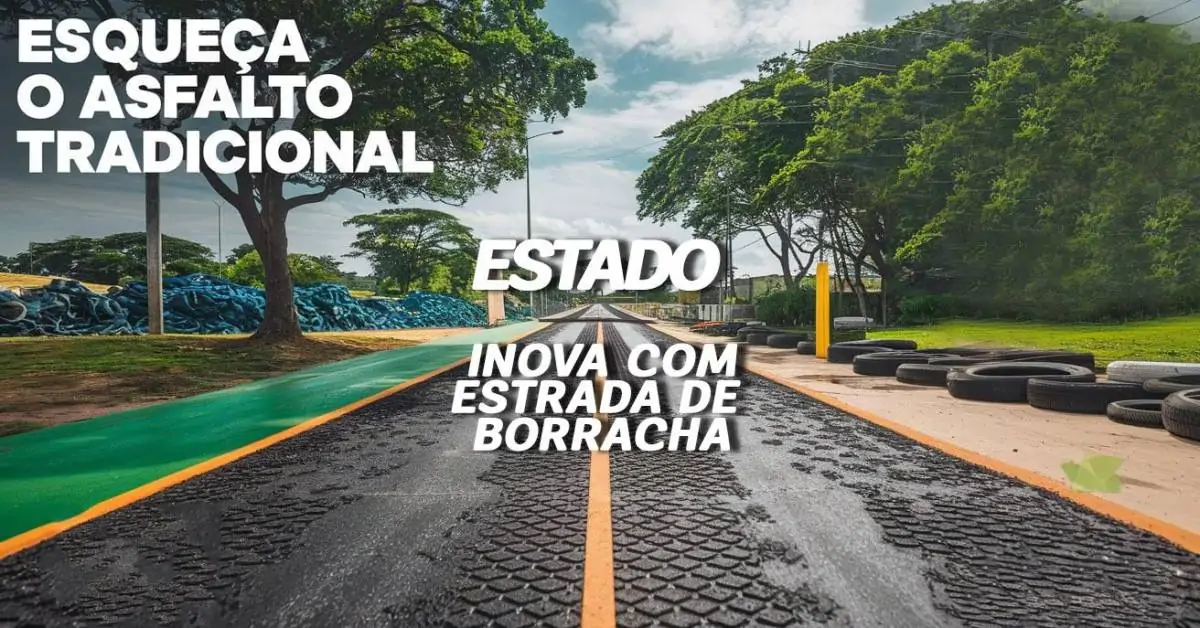 Esqueça o asfalto tradicional! Estado brasileiro inova e utiliza mais de 1,6 milhão de pneus para revitalizar suas rodovias
