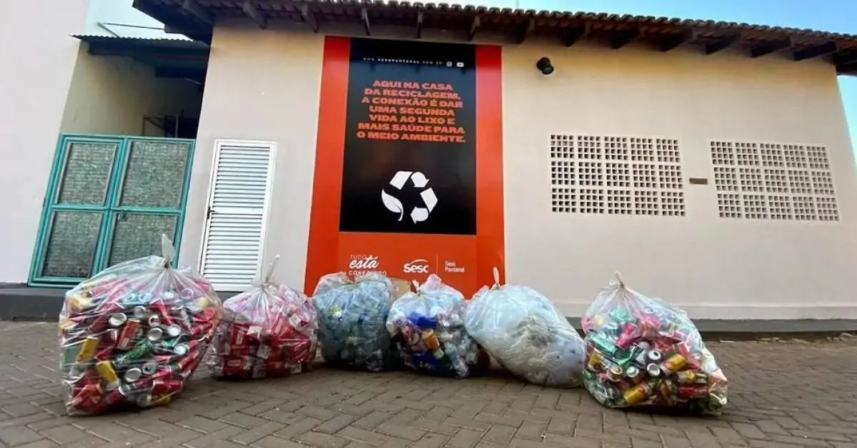 Famílias são beneficiadas com 82 toneladas de resíduos recicláveis em um ano