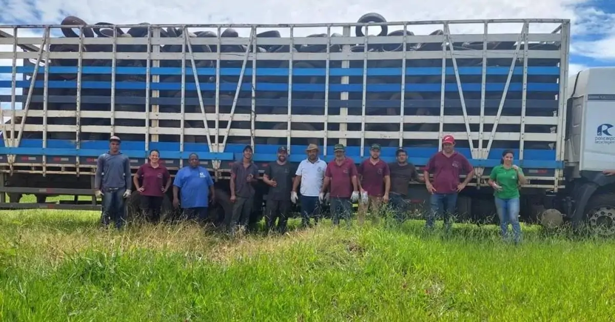 Fartura oferece ponto de descarte de pneus usados
