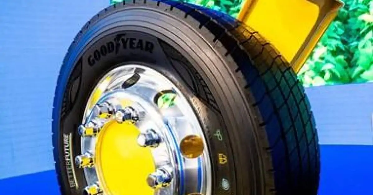 Goodyear testa pneu com 63% de material sustentável
