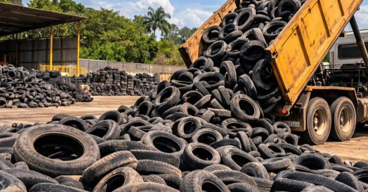Importadores recolheram mais de 384 mil toneladas de pneus em 2025