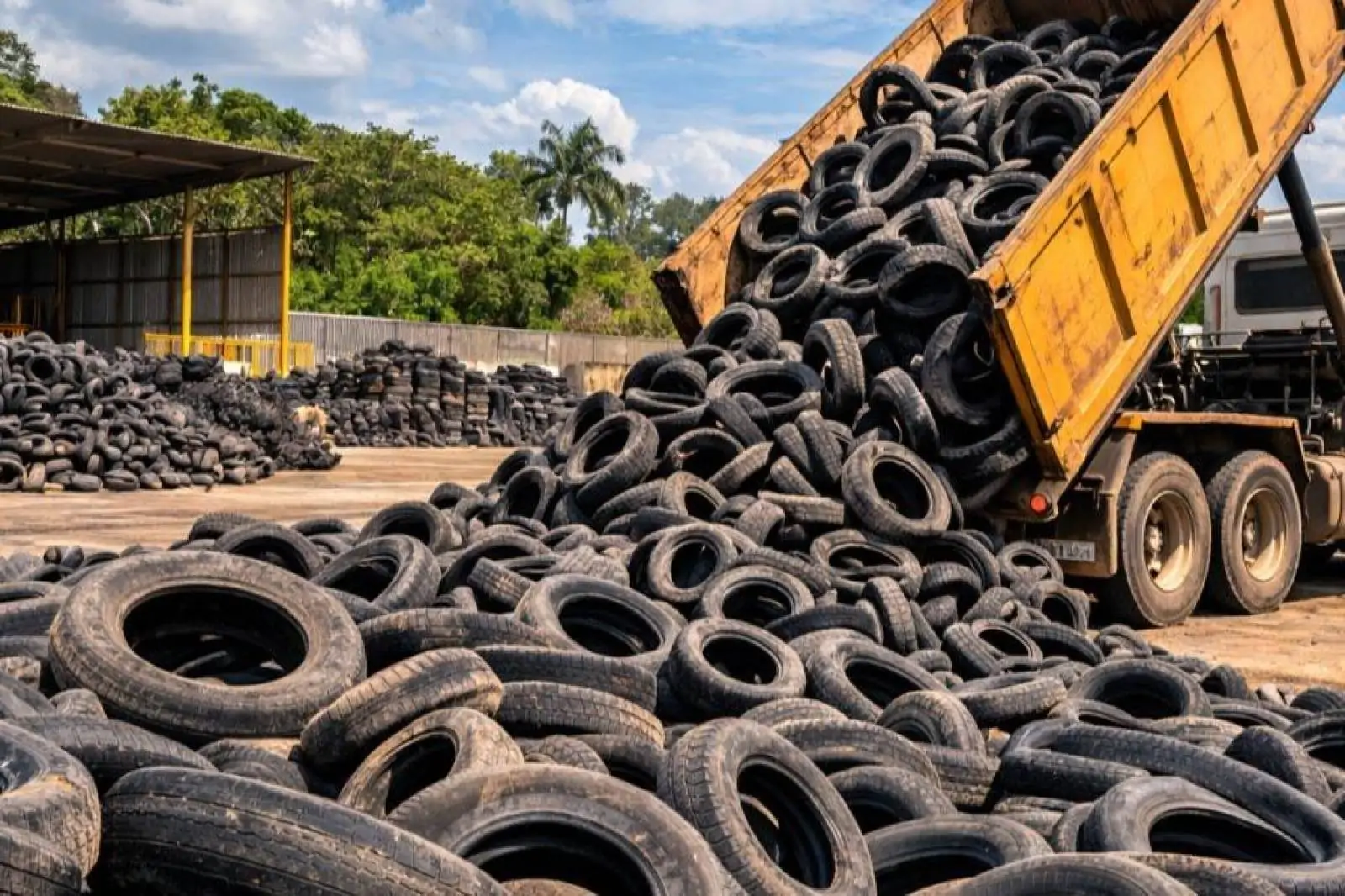 Importadores recolheram mais de 384 mil toneladas de pneus em 2025
