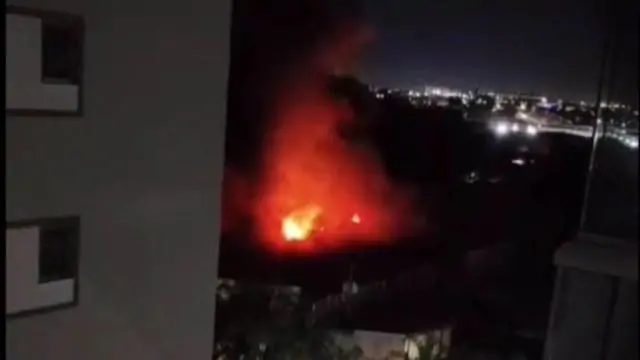 Incêndio atinge casa de reciclagem em Betim