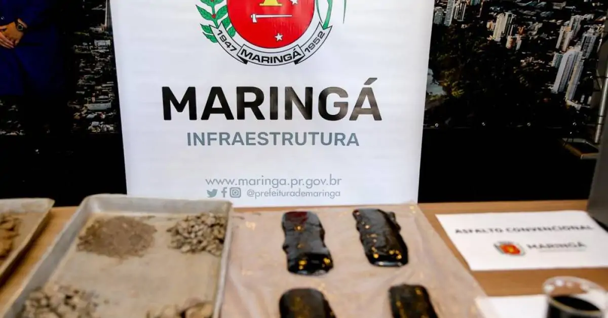 Inovação: Maringá adota asfalto de borracha ecológico