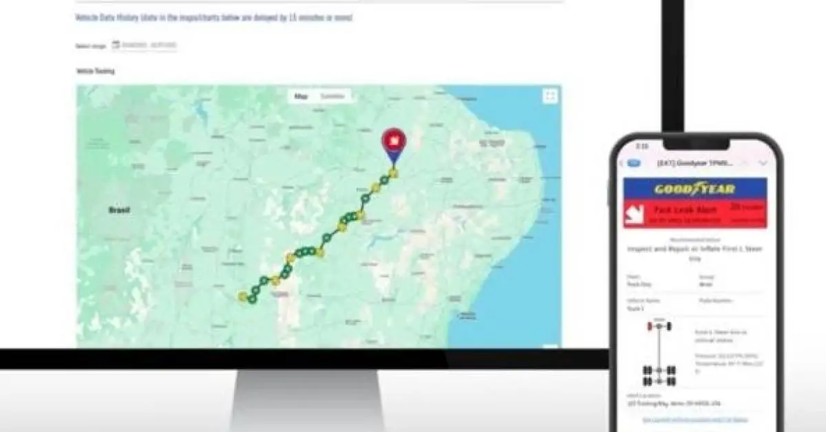 Lançado sistema de monitoramento de pneus