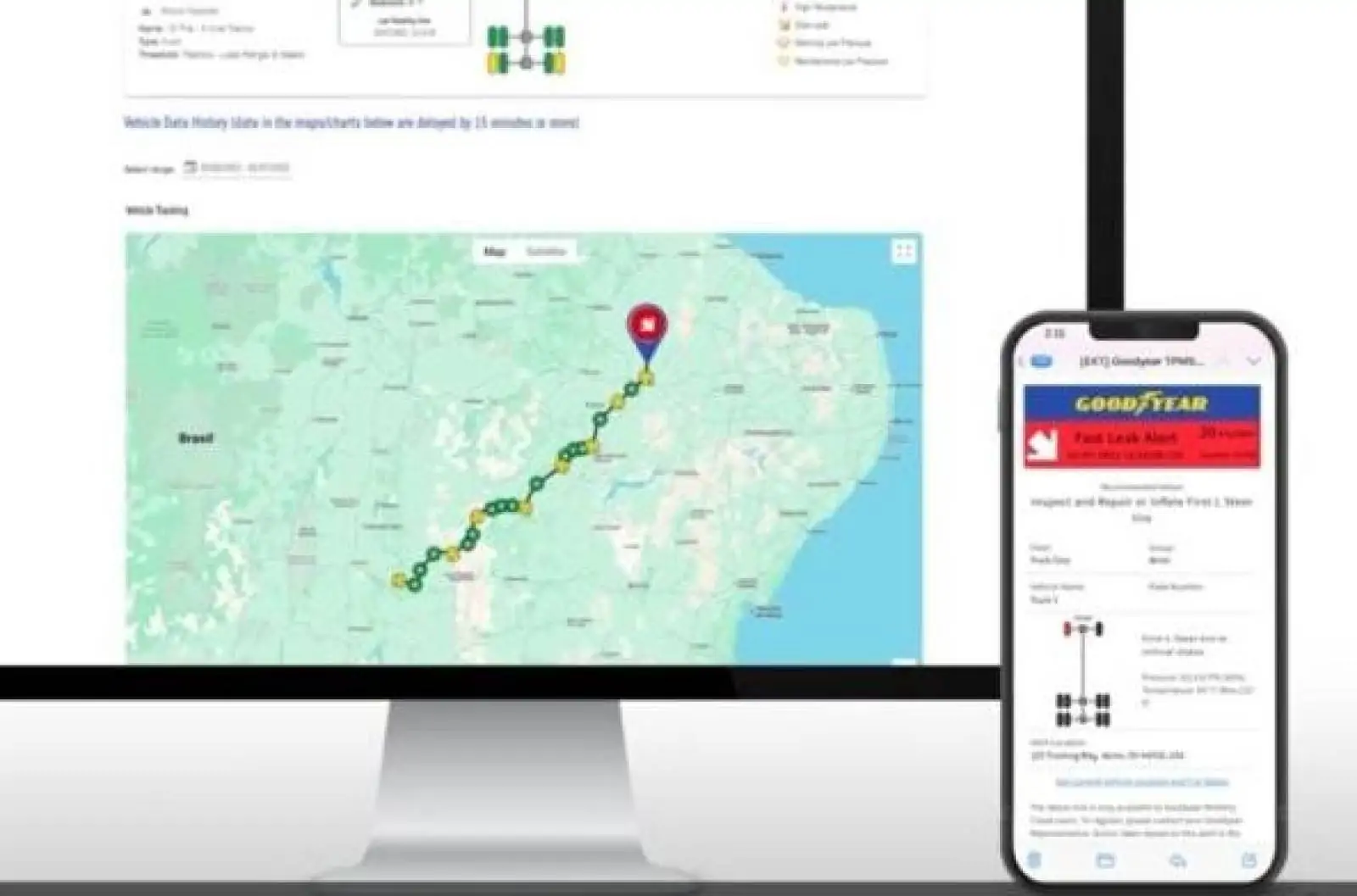 Lançado sistema de monitoramento de pneus