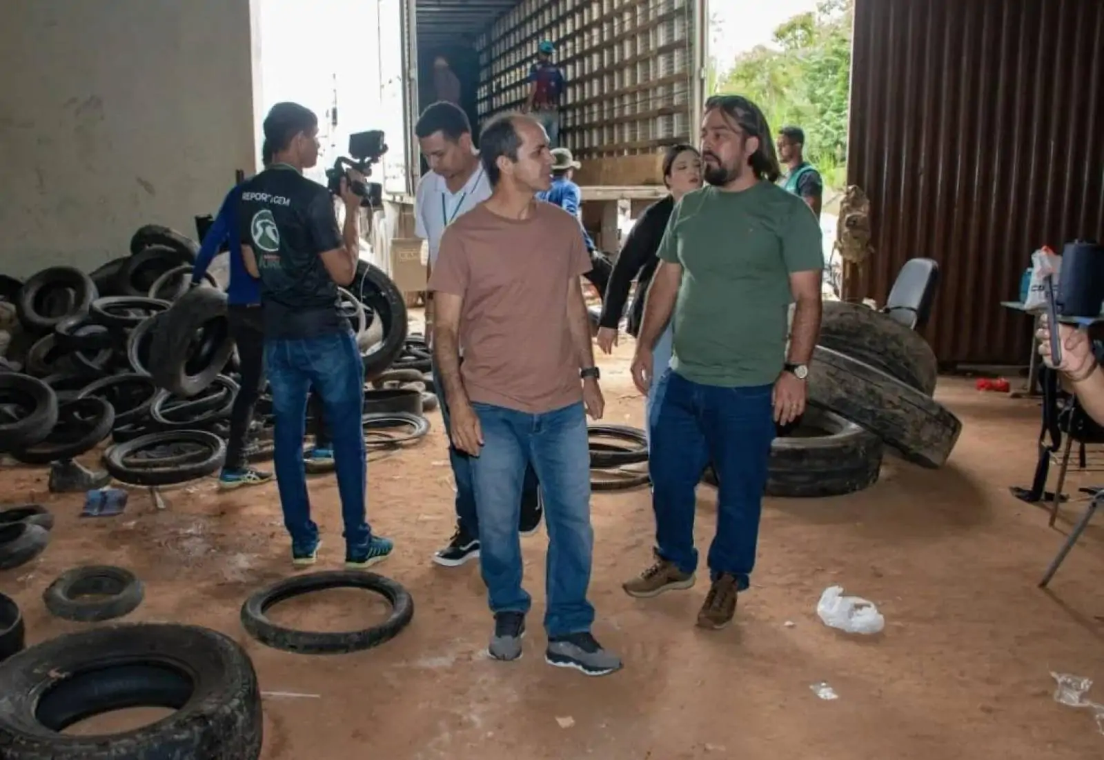 Mais de 30 mil pneus de Cruzeiro do Sul são enviados para reciclagem no Mato Grosso