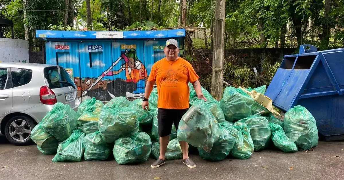 Manaus recicla 2,1% dos resíduos, percentual abaixo da média nacional