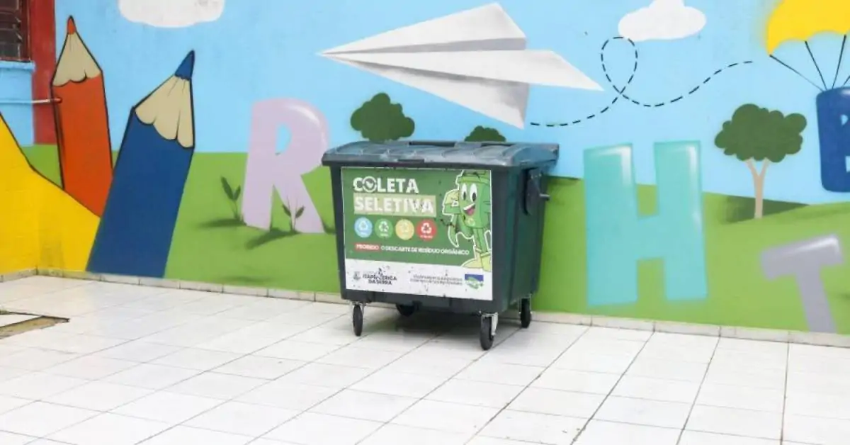 Meio Ambiente instala containers para coleta de reciclagem no Jardim Jacira