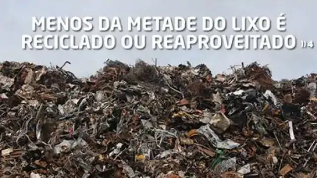 Menos da metade dos resíduos sólidos no Brasil é destinada a reciclagem