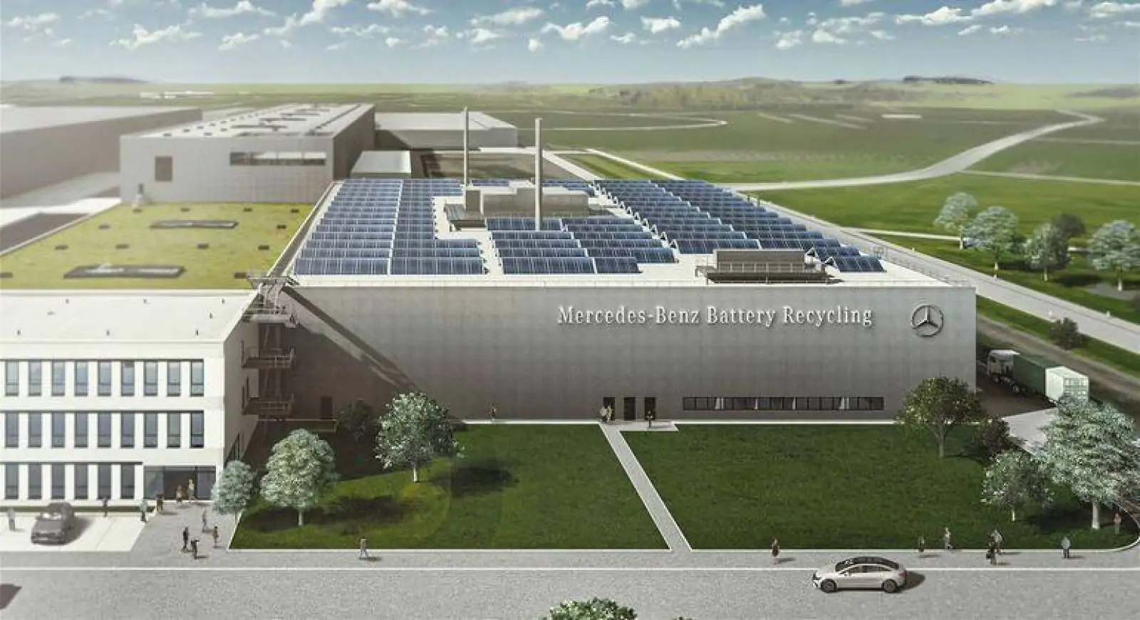 Mercedes vai erguer fábrica para reciclar baterias de elétricos na Alemanha