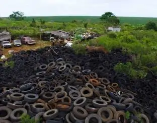 Parceria entre estado e associação garante reciclagem de pneus na BA