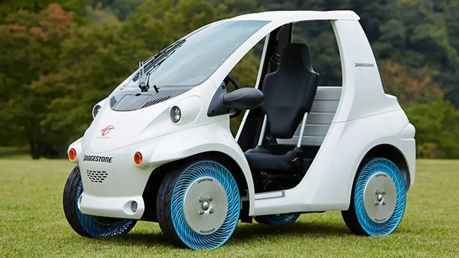 Pneus sem ar da Bridgestone se aproxima da produção