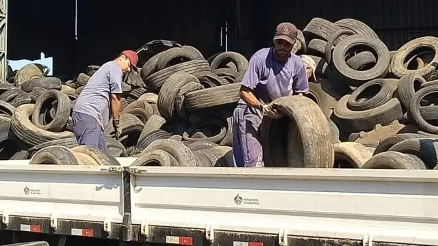 Prefeitura encaminha cerca de 140 pneus para reciclagem e contribui para a produção de asfalto sustentável