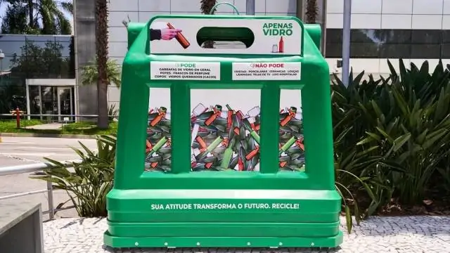 Santos recebe contêineres para coleta de vidro para reciclagem