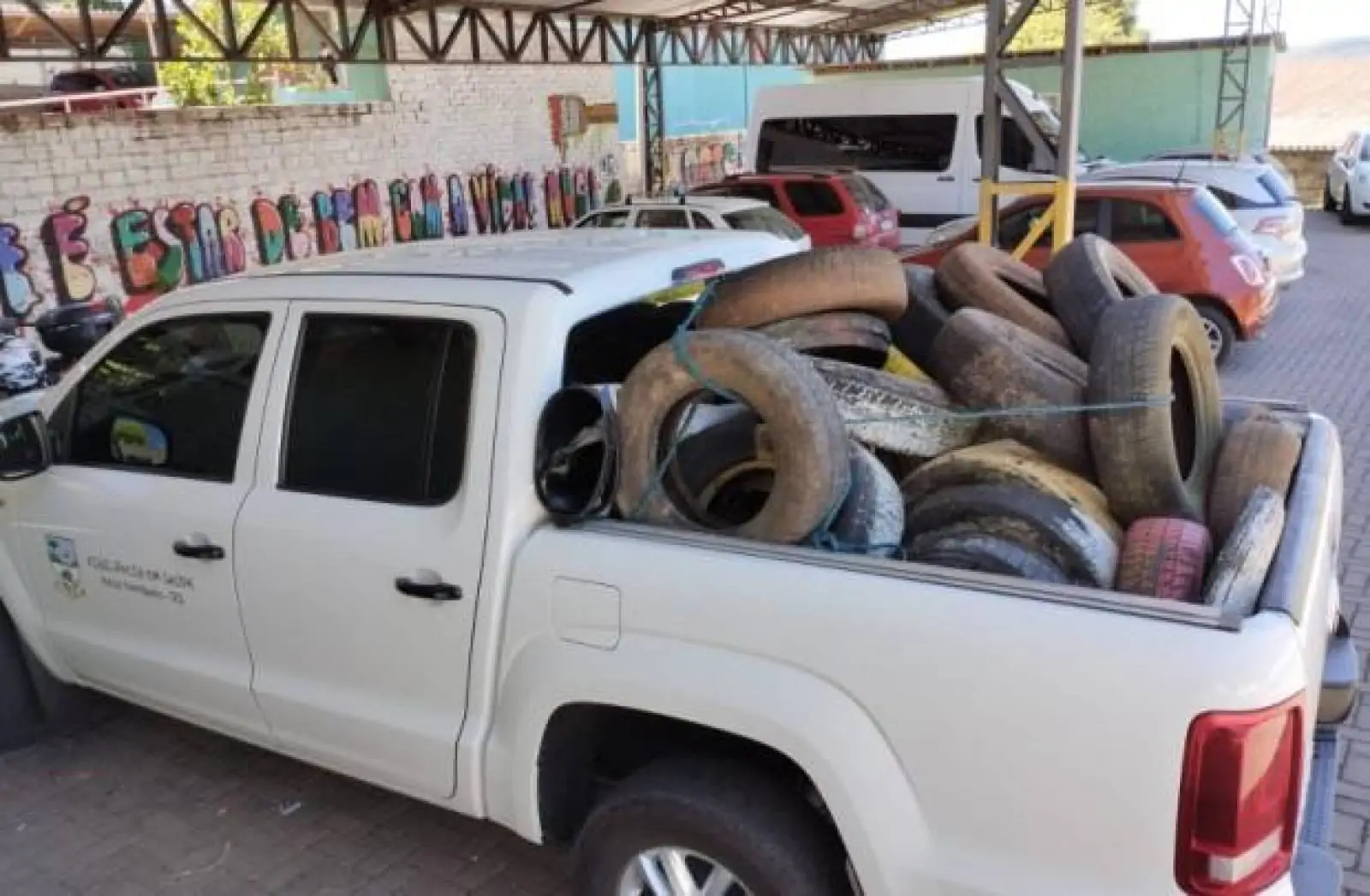 Secretaria de Saúde recebe pneus velhos até o final do mês de abril