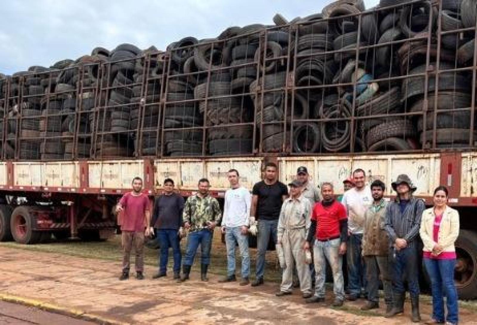 SEMMA destina 49 toneladas de pneus para reciclagem com criação de Ecoponto