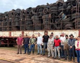 SEMMA destina 49 toneladas de pneus para reciclagem com criação de Ecoponto