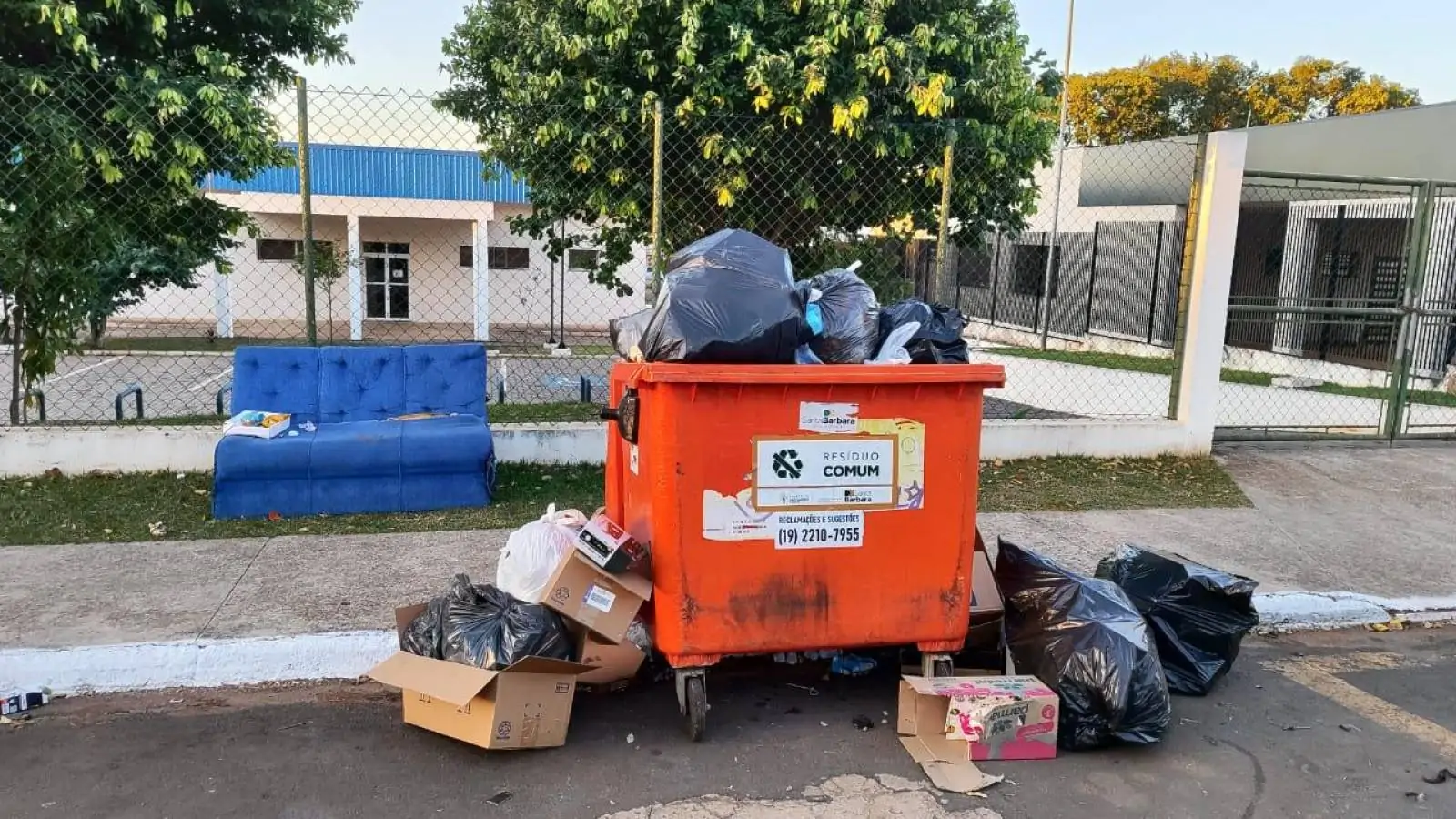 Vereador propõe regras para contêineres de reciclagem e orgânicos nas vias de Santa Bárbara