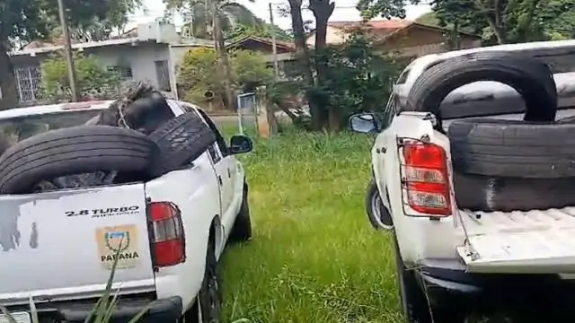 Vigilância Ambiental recolhe 200 pneus e elimina criadouros da dengue em Umuarama