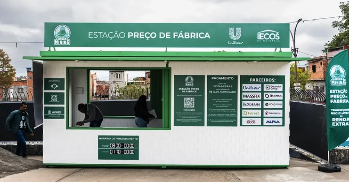 Zona Leste de São Paulo ganha primeira estação que paga por recicláveis e eletrodomésticos